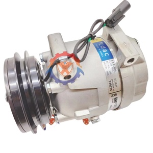 อะไหล่รถขุดสำหรับรถขุดรุ่น R300-9 คอมเพรสเซอร์ 11Q6-90040 ชุดคอมเพรสเซอร์ - Product Image 1