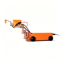 Robot pulvérisateur sans fil télécommandé pour murs et tuyaux, pulvérisateur automatique pour travaux de prévention de la rouille sur les conduites en acier de grand diamètre
