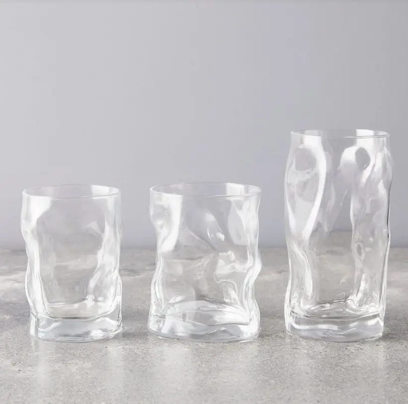 2022 Hot sale coffee tea water clear Custom Logo borosilicate Glass mug glass water cups milk glass cup bubble tea cup for gift