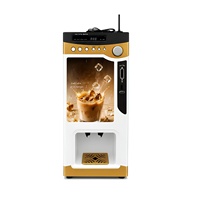 Máquina Expendedora de Café Automática Fácil de Usar, Dispensador de Bebidas Premezcladas Instantáneas de Acero, Sistema de Pago con Código QR, Función SDK