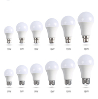 Haute Qualité Usine Chinoise 3W 5W 7W 9W 12W 15W 18W Haute Puissance Pas Cher Ampoule Led E27 Bombillo Light Ampoule Led