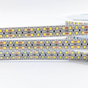 SMD 12V/24V صف مزدوج 240D 15 <span class=keywords><strong>LED</strong></span> مرن إضاءة غرفة المعيشة الداخلية خزانة سقف شريط