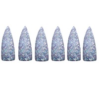 En gros, paillettes pour ongles, fragments de paillettes, patchs pour ongles à photothérapie, papier coquille pour estampage à chaud, papier feuille arc-en-ciel, décorations pour ongles