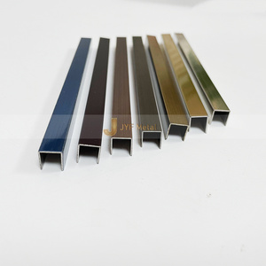 EX294 Modern Durable Stainless <b>Steel</b> U <b>Profile</b> Decorative Trim for Commercial Interior Use - Product Image 2