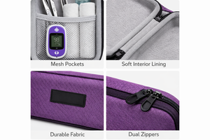 Étui de rangement médical portable en EVA avec poches en filet, antichoc, organiseur de premiers soins pour les voyages, OEM ODM - Product Image 4