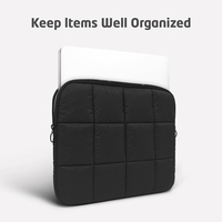 Étui pour ordinateur portable moderne souple de 13 à 14 pouces pour Macbook Air/Pro 13,3/13,6 et DellHP, étui pour ordinateur portable imperméable ajusté en noir
