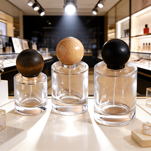 Bouteilles de vin en verre de luxe 30ml 50ml 100ml personnalisables vides rechargeables avec emballage en boîte sérigraphie bouchon pulvérisateur - Product Image 5