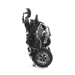 <span class=keywords><strong>Fauteuil</strong></span> roulant <span class=keywords><strong>électrique</strong></span> inclinable en alliage d'aluminium 300W*2, pliable et léger - Product Image 5