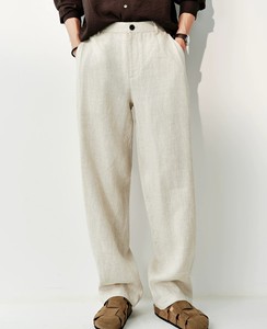 Pantaloni Harem <span class=keywords><strong>da</strong></span> <span class=keywords><strong>Uomo</strong></span> 100% <span class=keywords><strong>Lino</strong></span> <span class=keywords><strong>di</strong></span> Alta Qualità, alla Moda, Casual, Traspiranti, a Vita Media, Popolari, Tinta Unita - Product Image 1