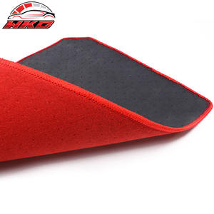 พรมปูพื้นสำหรับฮอนด้า แอคคอร์ด 4 ประตู 13-17 ไลเนอร์ด้านหน้าด้านหลังกำมะหยี่สีแดงพรมกันลื่น 4 ชิ้น - Product Image 5