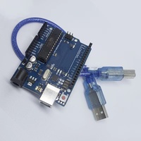 ATMEGA328P UNO R3 papan pengembangan, untuk Arduino dengan kabel