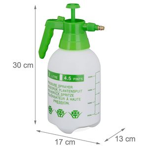 Pulverizador de Jardín a Presión de 2 Litros con Válvula Ajustable para Plantas y Uso en Exteriores - Product Image 2