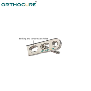 Pelat kompresi pengunci 2.4mm LCP, pelat implan ortopedi Lurus baja tahan karat - Product Image 2