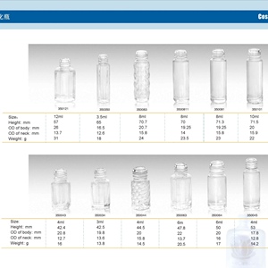 Roll-auf Flaschen Kosmetische Flaschen Leere Glas Flaschen 8ml - Product Image 3