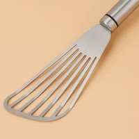 Gadget de cuisine en acier inoxydable Spatule à poisson pour barbecue Spatule à griller pour steak frit Outils de cuisson à fente