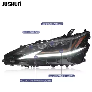 Фары JUSHUN Full <span class=keywords><strong>LED</strong></span> в сборе для Lexus ES 2018-2023 ES200 ES260: Обновленные фары высокой комплектации с указателями поворота - Product Image 5