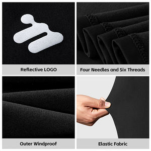 WEST BIKING-<span class=keywords><strong>Sous</strong></span>-vêtements de cyclisme pour l'<span class=keywords><strong>hiver</strong></span>, chemise coupe-vent en velours doux, manches complètes, haut basique pour le ski, la course à pied et le vélo, S-3XL - Product Image 4