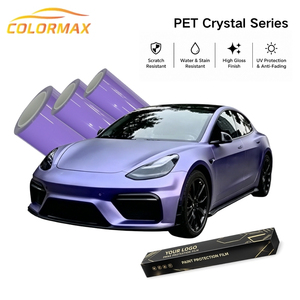 <span class=keywords><strong>Film</strong></span> de protection pour voiture Colormax de qualité supérieure, en PET cristal violet, avec technologie Air Release, sans bulles, finition brillante. - Product Image 1