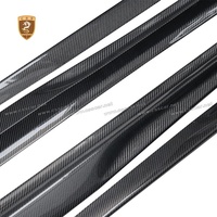 Extensions de jupes latérales de voiture, en Fiber de carbone, 4 pièces, séparateur, pour Mercedes benz classe coupé c216 S63AMG