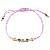 Bijoux fins perles coeur breloques zircone cubique CZ diamant argent sterling s925 tissage personnalisé tressé corde bracelet femmes