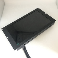Moniteur CCTV Quad 1080P, écran LCD TFT 10,1 pouces, moniteur TV 720P, 4 écrans divisés avec télécommande, support ou montage mural pour équipement