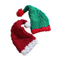 MADESHINE Luxe Écologique Polyester Tricoté au Crochet Coupe Classique Lavage à la Main Uniquement Noël Parent-Enfant Adulte Hiver Nouvel An