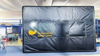 Qualité marchande gonflable de tente de simulateur de golf d'écran gonflable de logo fait sur commande de tente de simulateur de golf
