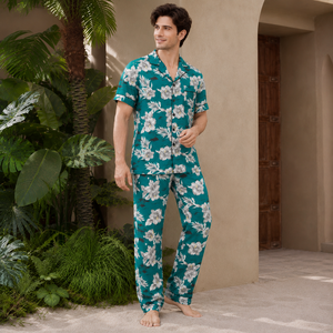 Conjunto de <span class=keywords><strong>Pijamas</strong></span> Personalizados para Parejas, con Estampado de Imagen, Manga Corta, <span class=keywords><strong>Divertidos</strong></span> - Product Image 3
