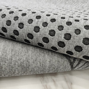 Vendita calda grigio 100% poliestere a pois lavorato a maglia in tessuto per la casa fodera per cuscino in tessuto ticchettio per materasso - Product Image 3