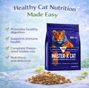 อาหารแมวเม็ด MASTER-X CAT สูตรผสมไก่และโปรตีนจากปลา โภชนาการสมดุลสำหรับแมวโต บรรจุภัณฑ์แบบ OEM ODM สำหรับขายส่ง - Product Image 1