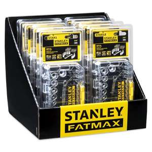 Juego de Puntas de Atornillar con Trinquete Stanley Fatmax de 37 Piezas, 1/4 Pulgadas, Herramientas para Perforar Metal - Product Image 1