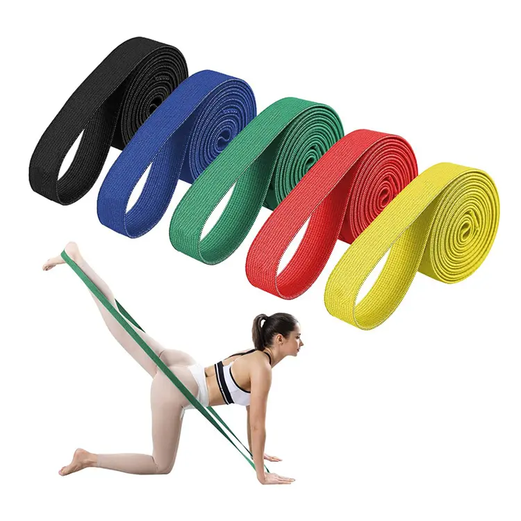 Gym Exercise Fabric Cloth Elastic Adjustable Hip Circle Resistance Bands