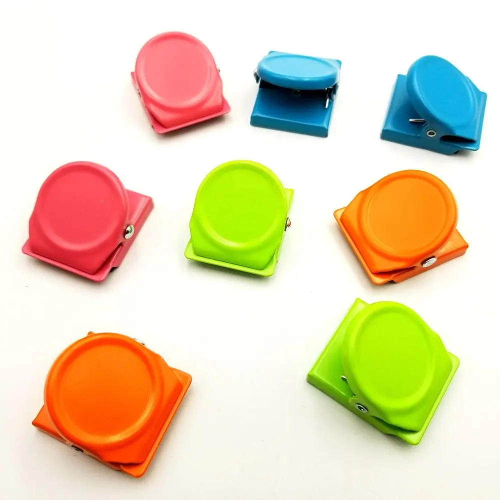 Magnetic Metal Clips For School Refrigerator Whiteboard Wall Fridge Magnetic Memo Note Clips Magnets Metal Clip