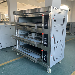Single-Layer Gas Oven Independent Heating Three-Layer Nine-Plate Deck Nine Temperatures Baguette Toast Food Snack Automatic Auto - Product Image 2