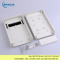 Cajas de Plástico Industriales para Montaje en Pared, Caja de Conexiones de Plástico para Proyectos Electrónicos, Carcasa de ABS para Proyectos Electrónicos, 168*107*42mm