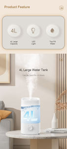 Ультразвуковой увлажнитель воздуха с подогревом, 4 л - Product Image 2