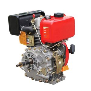 Moteur diesel monocylindre 4 temps refroidi par air 188F 12 CV avec démarrage au pied et roulement - Product Image 1