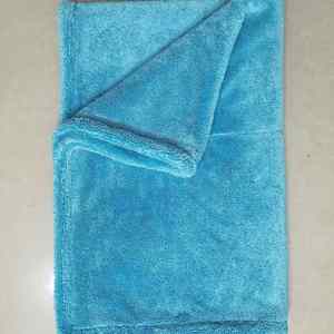 Serviette de nettoyage pour voiture en microfibre, séchage rapide, absorbante, rectangulaire/carrée, tissée, couleur unie, lavable en machine, lavable à la main - Product Image 2