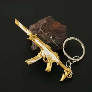 Llavero <span class=keywords><strong>de</strong></span> Metal <span class=keywords><strong>de</strong></span> Lujo Ligero con Diseño <span class=keywords><strong>de</strong></span> Armas <span class=keywords><strong>de</strong></span> <span class=keywords><strong>Valorant</strong></span>: Plundering Impression, Mob M4 e Impression Claw Knife - Product Image 6