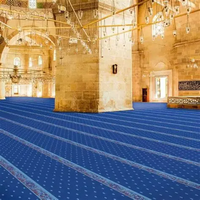 Tapis de prière ignifuges en nylon imprimé pour églises, lavables, style turc, pour mosquées pakistanaises, tapis musulman mural