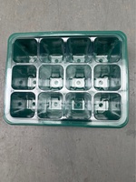 Plateau de semis transparent à 12 cellules, boîte de pépinière en plastique avec couvercle en dôme pour semis, boutures et propagation végétative