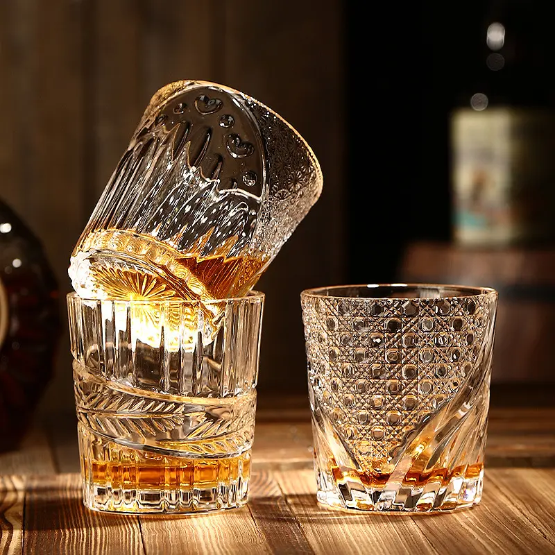 Хит продаж, стаканы для виски старого образца, стаканы для виски, стаканы для виски с выгравированными кристаллами