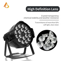 18 pièces de lumières LED disco pour mariage, fête, KTV, boîte de nuit