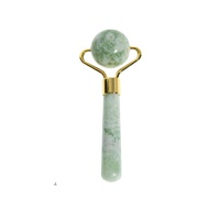 Rouleau de massage oculaire portable en jade pour salon de beauté professionnel, bâton de massage facial à domicile, outil d'acupression pour esthéticiennes et bien-être
