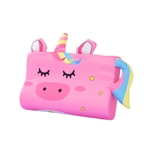 Grosir ergonomis desain lucu kartun bantal pendingin anak-anak tidur leher bantal busa memori