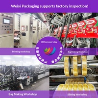 Sachet de café en forme spéciale, emballage industriel en aluminium auto-scellant et autoportant pour poudre, aliments, snacks et thé - CN