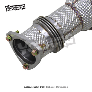 Tubo de Escape SS304L para <span class=keywords><strong>Aston</strong></span> <span class=keywords><strong>Martin</strong></span> DBS 5.2L 2019-2024 Turbo con Protector Térmico Catalizador de 100/200/300 Celdas - Product Image 4