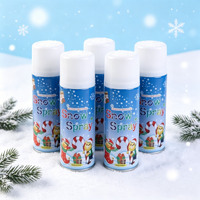 Nouveau spray de neige artificielle de Noël en forme d'ours de 250 ml pour vitres, bouquets de fleurs, fêtes de fin d'année, décorations d'hiver