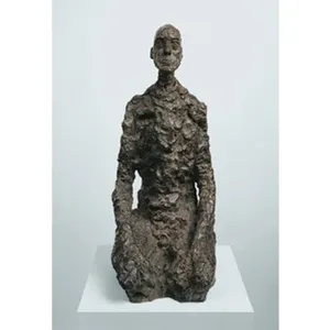 Wholesale Custom Creative Simple Shape Bronze Abstract Kneeling Man Statue Sculpture Prices