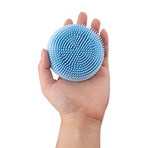 Wholesales Exfoliating Silicone Bath <b>Brush</b> Silicone Body Scrubber Exfoliating Body <b>Scrub</b> <b>Brush</b> - Product Image 1